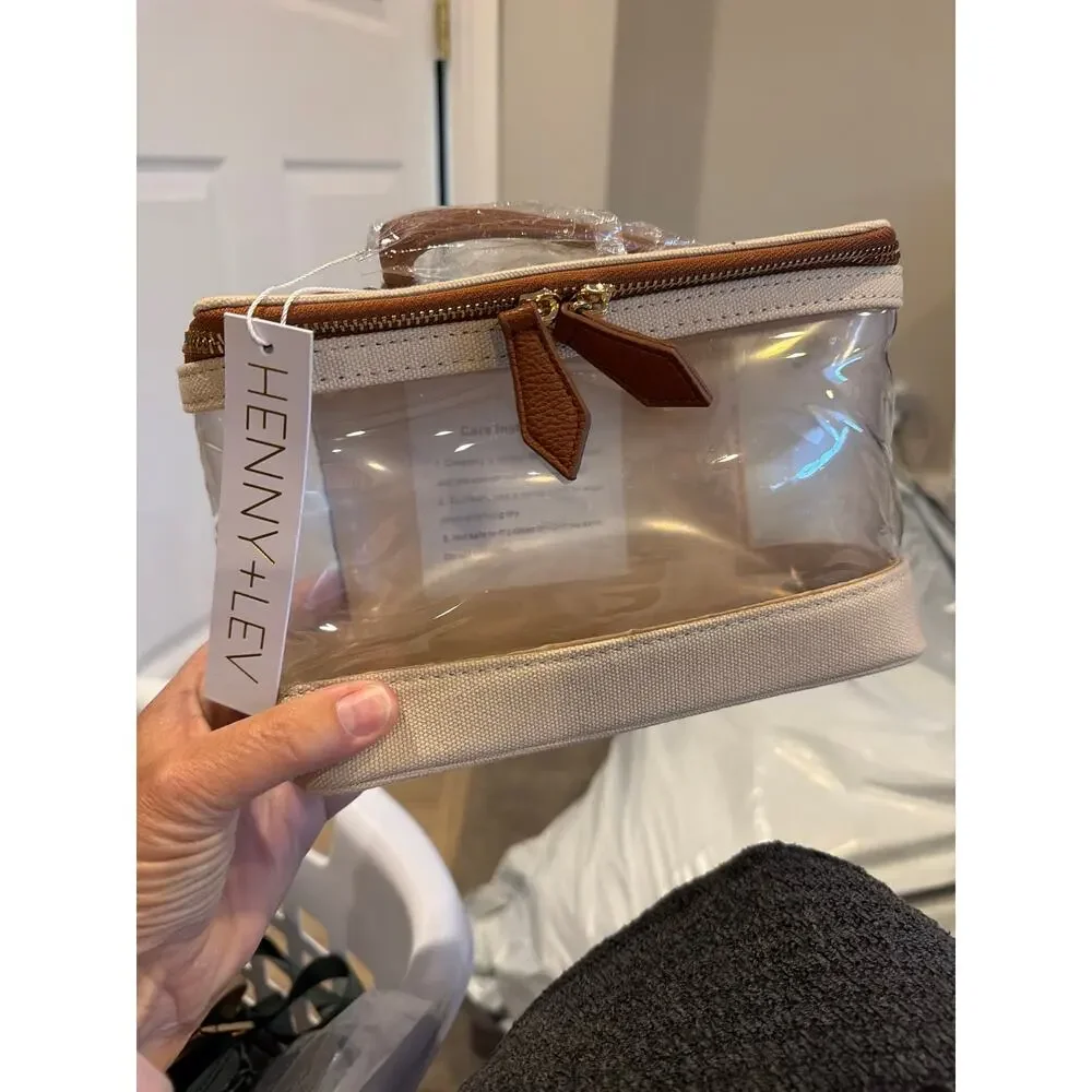 HENNY + LEV - The Max Makeup Trunk in Canvas and Vegan Leather